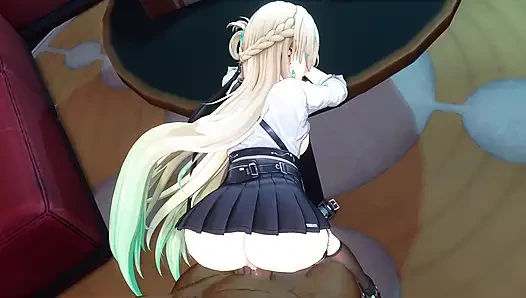 Wuthering Waves - Lynae Threesome - 3D Hentai Animation