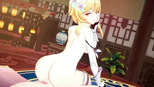 Genshin impact - lumine sex - 3 boyutlu hentai animasyon