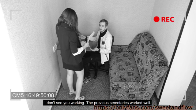 Boss Fucks Married Secretary - Cam Recorded