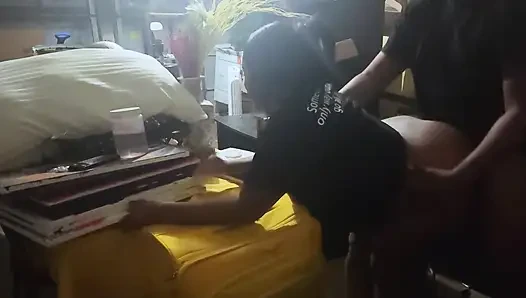 Buss her down in the Garage