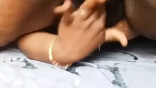 Indian Mature in Bed Room