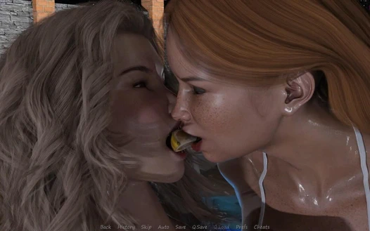 Üvey erkek kardeşimin karısı #45 - Jennifer Justine'in göbeğini yalıyor