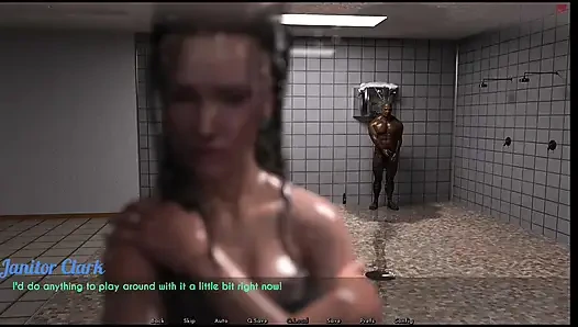 Dylan Sophia'nın banyo yaptığı yerde duş almak istedi ortak duşa gitti büyük bir yarak aldı