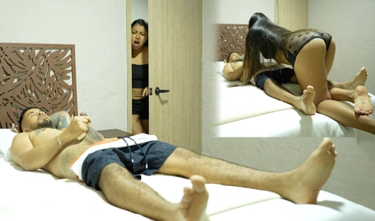 I Catch My Stepbrother Masturbating and End up Teaching Him a Lesson