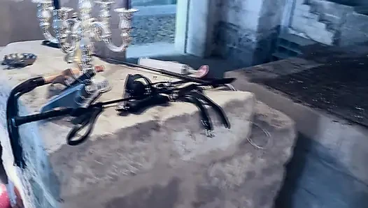 Th Fortress'da cumshosts - dominant sağım