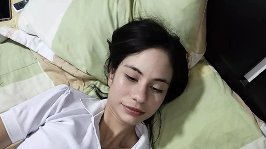 Perverted stepfather interrupts his stepdaughter