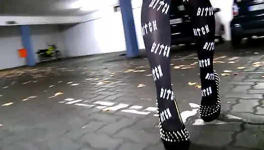 Sexy Teen in Sexy Clothes, Takes a Shower Masturbating Her Wet Pussy