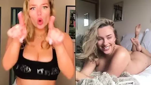 Busty sarışın zıplayan naturals tiktok