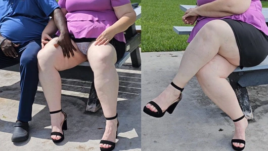 Öğle tatilinde parkta bir yabancıyla tanıştım ve boş bir evde amımı yemesine izin verdim