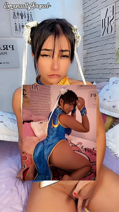 ATEŞLI CHUN LI COSPLAY EMANUELLY RAQUEL BÜYÜK BREZILYALı GÖTÜYLE AZDıRıYOR