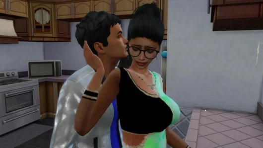 Cheating Indian Richa Bhabhi Having Sex With 18 Plus Boy