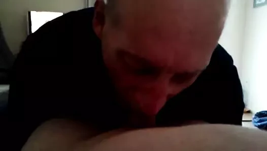 Dude stopped by for a blow job