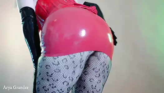 Lace külotlu çorap pawg büyük göt doğal göğüsler ve korse kızdırmak