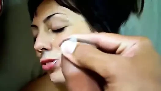 Yüze boşalma