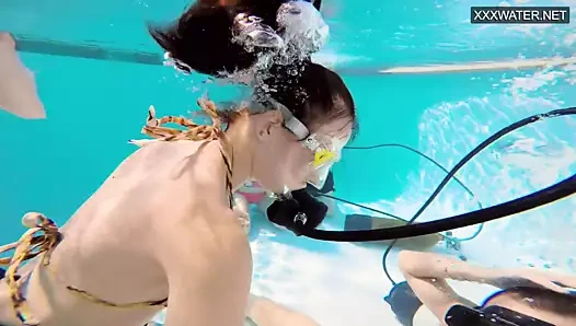 Çift filmler – çift eva sasalka ve jason su altında sikişiyor