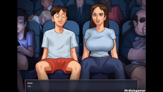 Yaz mevsimi efsanesi Jenny üvey erkek kardeşi tarafından amını parmaklatıyor