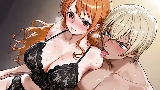 Tooru (conan) X Nami (op)