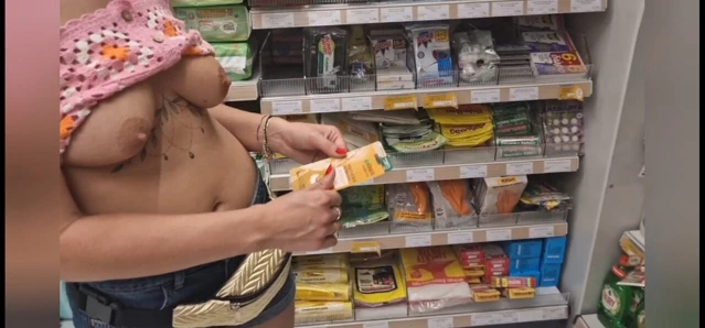 public flashing of tits