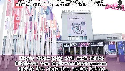Alman porno aktrisi Berlin'deki Venüs Fuarı'nda sikiliyor