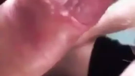 playing with smegma dick