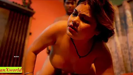 Ateşli Hintli kızla ilk gece seksi! Hintli web dizisi seks