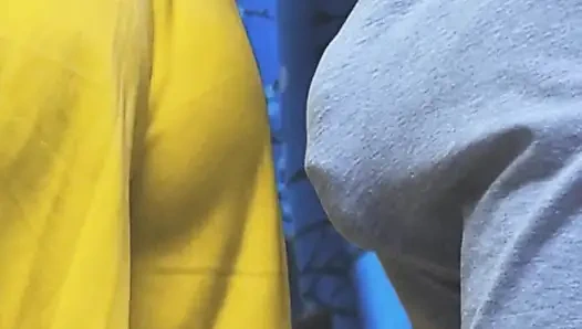 Girl Caught In Public Bus While She Stroking Stranger's Cock Until Ejaculation