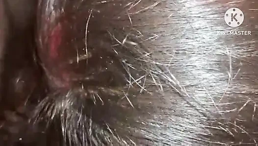 Tintin put water in sister-in-law's mouth