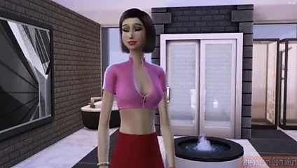 Koreli kız kardeş bir partiden eve geldikten sonra kardeşi sikikleri - f