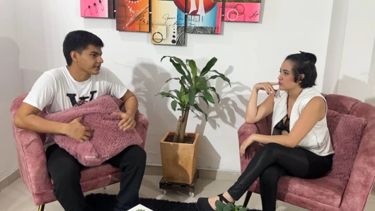 I leave a camera to see my sexy big ass stepsister and ends up recording a hard and rich fuck by her tight pussy until ter.