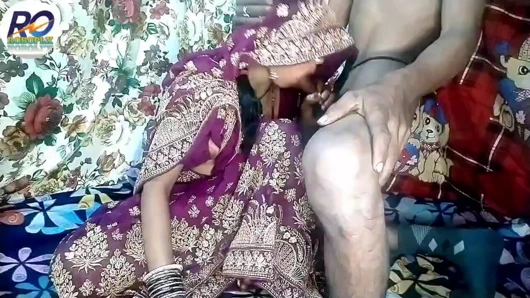 Newly wedded beautiful Bhabhi becomes bride by wearing a new saree I convinced Bhabhi to fuck me hard in Hindi Claire Vays
