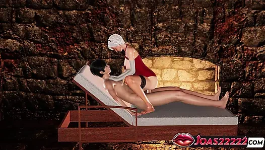 Yuuko mükemmel vücut succubus inliyor ve masası domaltmalı dölleme ile 3 boyutlu animasyon kovboy kız sıkı amcığını sikiyor