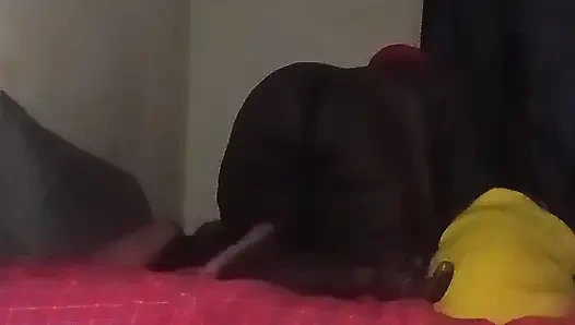 Big bum mistress bouncing it around