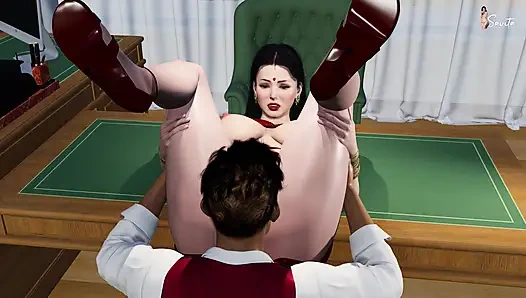 Savita Surprises Her Boss On His Birthday & Gifts Him Her Wet Pussy As A Present