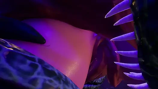 UZAY YARATıĞı GENÇ 3 BOYUTLU HENTAI ILE SIKIŞIYOR