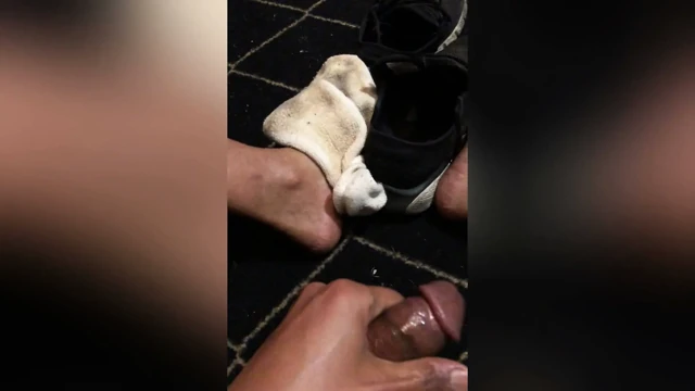 STR8 BUD'S SWEATY WET UNDER ARMOUR KICKS GET PLAYED WITH