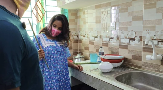 Lonely Bhabhi share her pussy with dever Desi xxx hot sex video with clear bangla