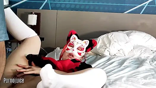 Sağır kız juliette latte'in oynadığı siyah götü yumrukla sikiyor ve yalıyor
