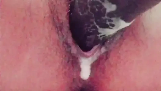 Asian teen secretly fuck herself with a dildo