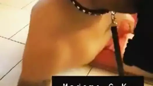 je leche les pompes d une autre domina