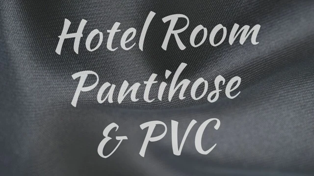 baştan çıkarıcı külotlu çorap ve pvc tease