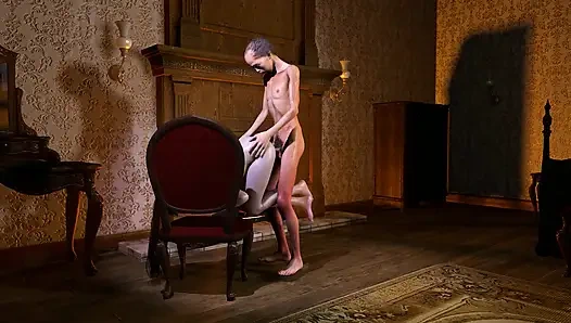 Yaşlı Asyalı adam Asyalı bir kızın götünü sert sikiyor