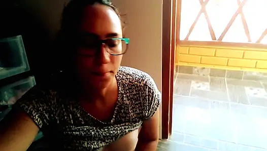 I masturbate secretly with the doors open