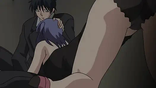 Patron büyük memeli sekreteriyle asansörde sıkışıyor (hentai parodisi)