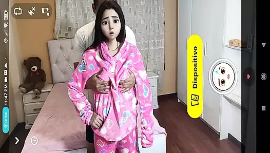 Sapık 18 yaşındaki bir kıza vücudunun her yerine, amına ve kıçına masaj yapıyor