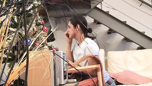 genç o erkek dokunur ona horoz