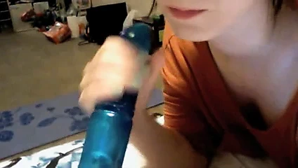 Bayan gırtlağına kadar alıyor