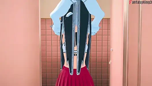 Rias akeno sikişiyor ve xenovia ve koneko lezbiyen seks izliyor - dxd ntr çılgınlığı serisi