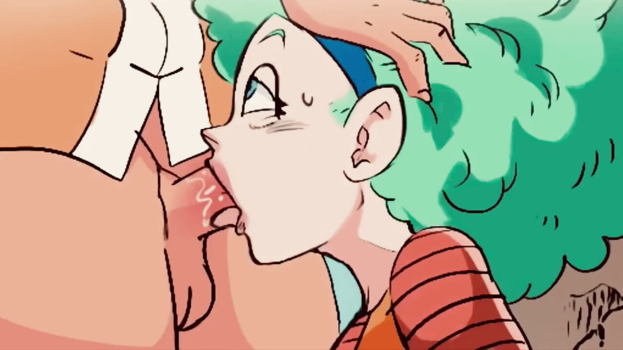 Bulma'nın boğazını kayanın arkasında sikiyor