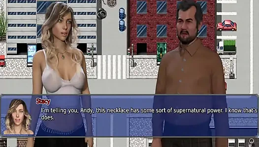 The office wife #22 - Stacy teased Zack and later on Simon played with Stacy's pussy