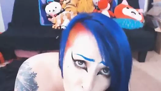 Punk civciv masturbates ona deldi am